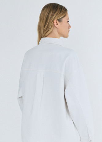 Куртка-рубашка из денима