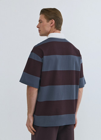 Поло в полоску из хлопка