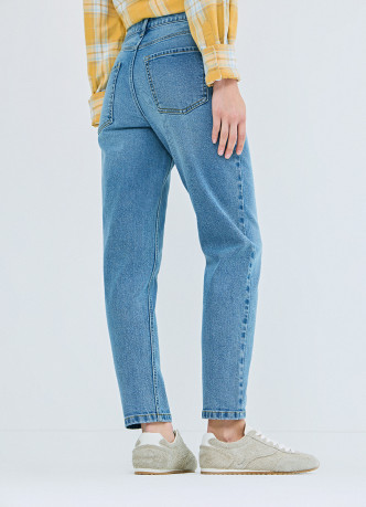 Джинсы Mom с высокой посадкой