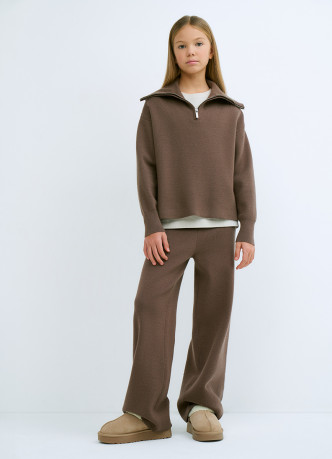 Вязаные брюки для девочек