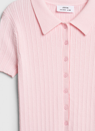 Джемпер с коротким рукавом для девочек