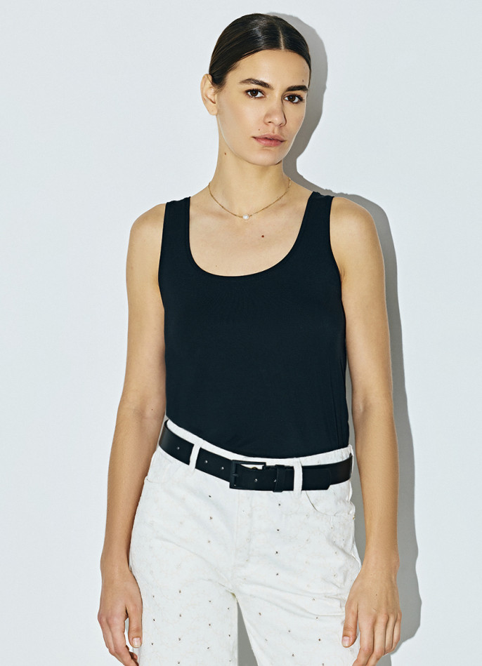 Прозрачный топ с добавлением шёлка