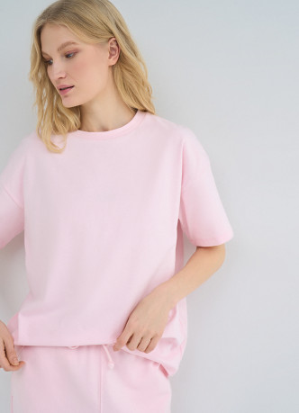 Футболка оверсайз из плотного хлопка