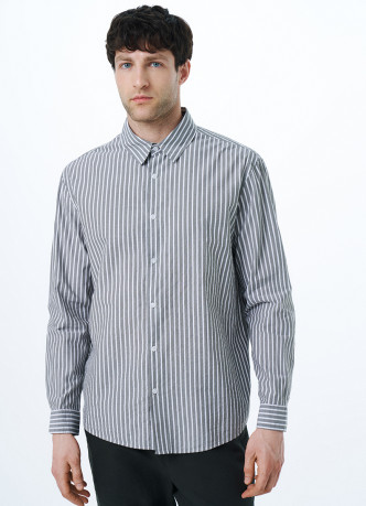 Рубашка из жатого хлопка