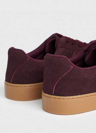 Кеды из искусственной замши