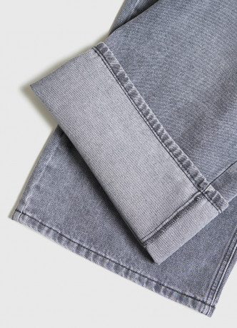 Джинсы Loose Wide с эффектом стирки для девочек