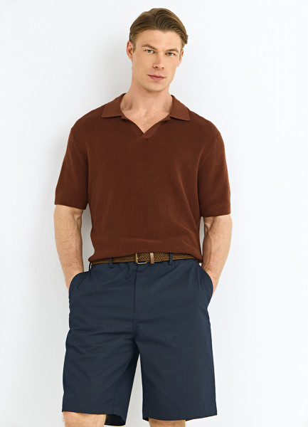 

Шорты с ремнём, Синий