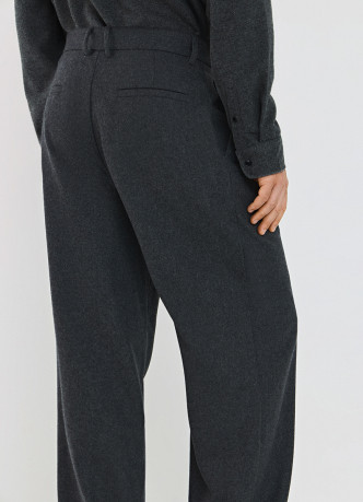 Широкие брюки из смесовой шерсти