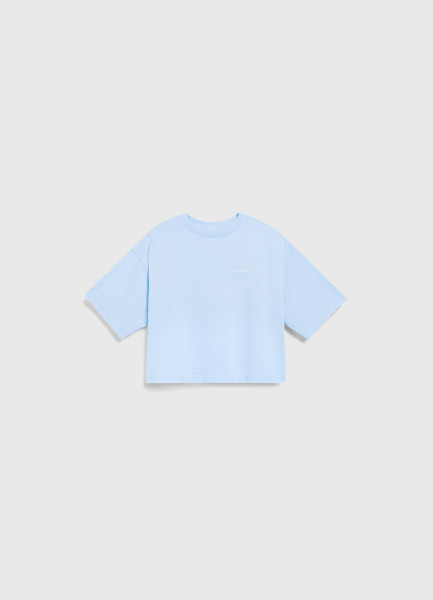 Футболка с вышивкой для девочек, Голубой