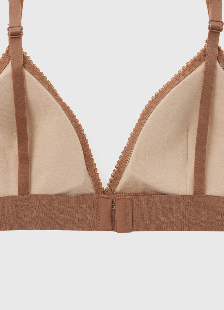 Calvin Klein Stretch-Cotton Soft-Cup Triangle Bra