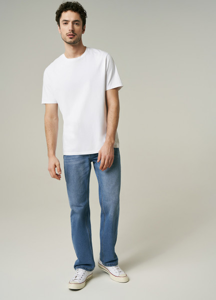 Прямые джинсы, Голубой O`Stin MPA10CO02-D5 - фото 1
