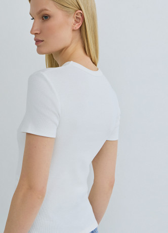 Футболка в рубчик