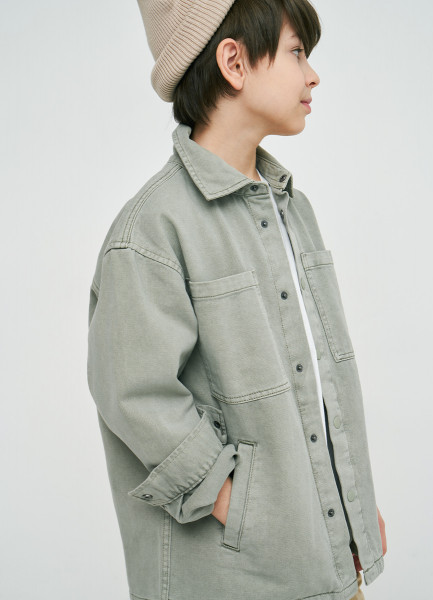 

Куртка-рубашка для мальчиков, Зеленый