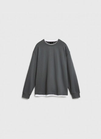 Свитшот с имитацией футболки