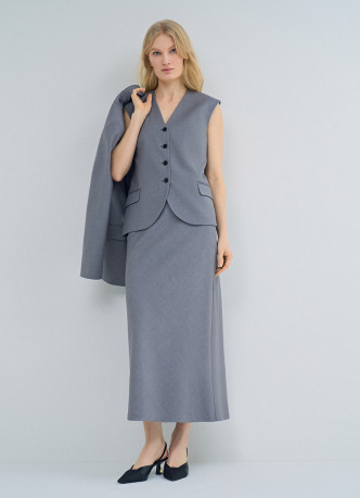 Юбка миди А-силуэта