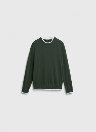 Джемпер с имитацией футболки