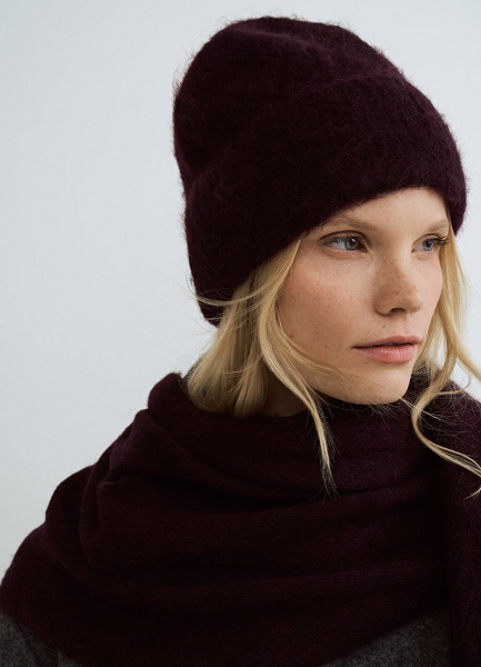 Вязаная шапка Фиолетовый 1399₽