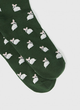 Носки с жаккардовым рисунком