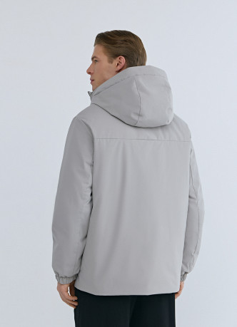 Утеплённая куртка с капюшоном