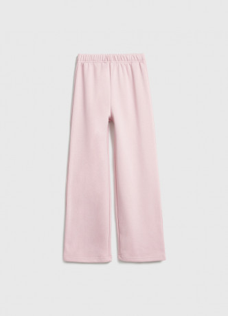 Широкие трикотажные брюки для девочек