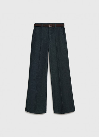 Широкие джинсы Wide leg с высокой посадкой