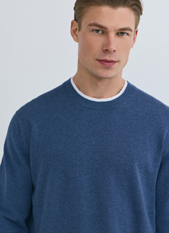 Джемпер с имитацией футболки