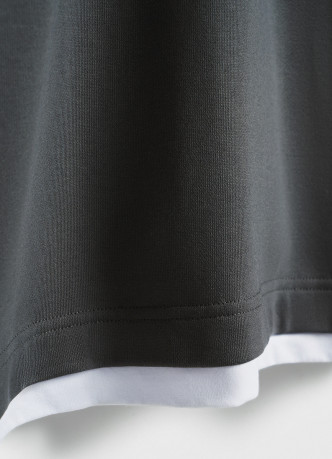 Свитшот с имитацией футболки