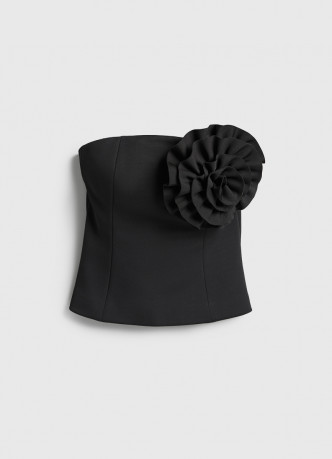 Топ с объёмным декором