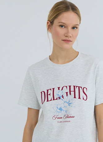 Футболка с принтом