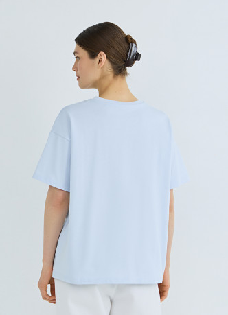 Футболка оверсайз из плотного хлопка