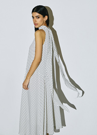 Шифоновое принтованное платье