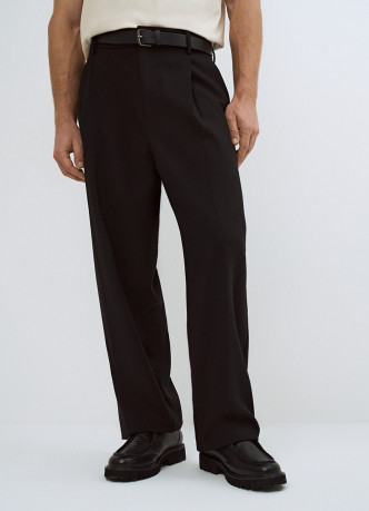 Широкие брюки с ремнём