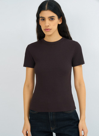 Футболка в рубчик