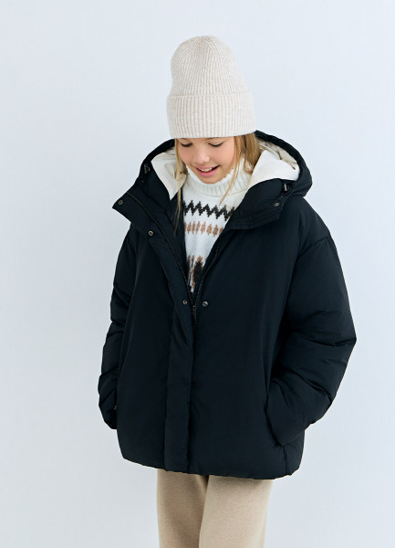 Пуховик для девочек Черный 5999₽