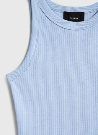 Майка в рубчик