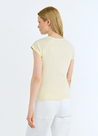 Приталенная футболка из хлопка