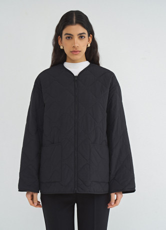 Легкая стеганая утепленная куртка