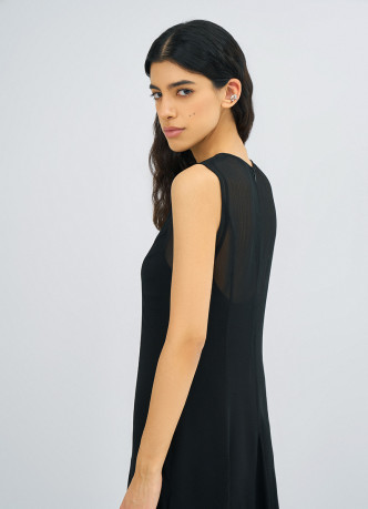 Шифоновое платье А-силуэта