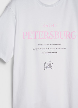 Футболка с принтом «Санкт-Петербург»