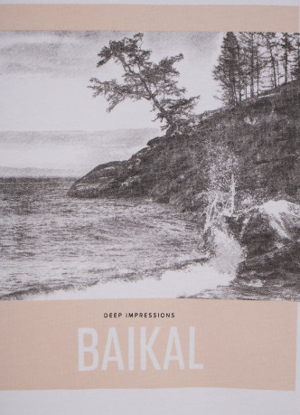 Футболка с принтом Baikal