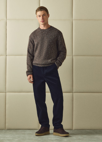 Джемпер из кручёной пряжи