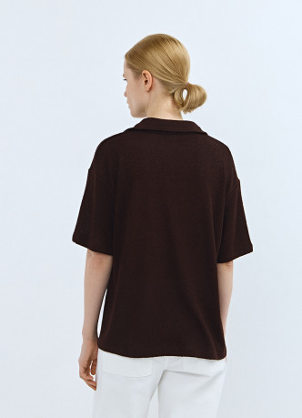 Поло из кроеного трикотажа