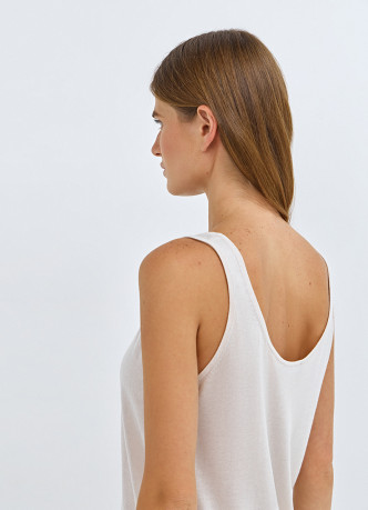 Вязаная майка