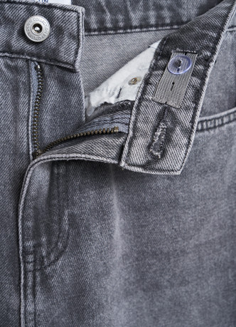 Джинсы Loose Wide с эффектом стирки для девочек