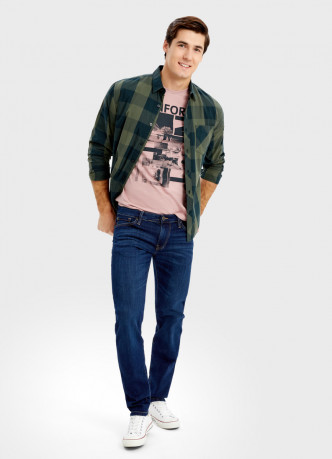 Джинсы Skinny с потёртостями