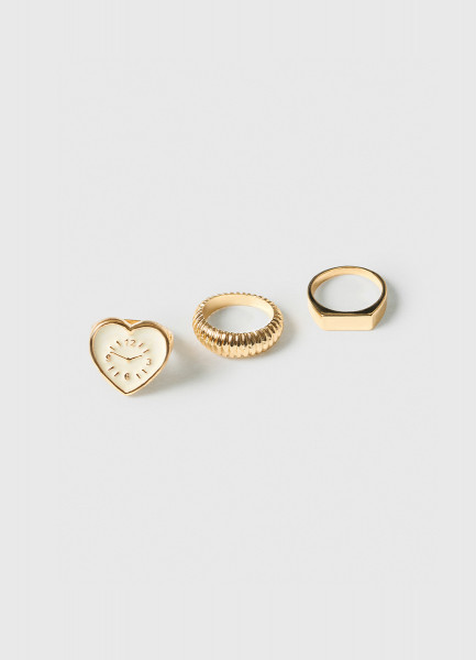 

Кольца, 3 шт., Золотой