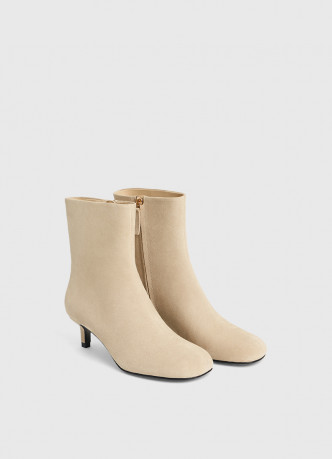 Ботильоны из натуральной замши