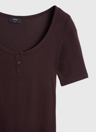 Футболка хенли из вискозы