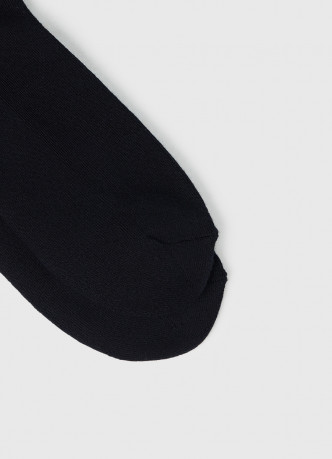 Носки в рубчик с вышивкой