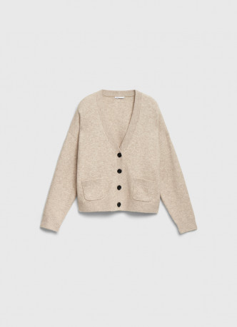 Кардиган из мягкой пряжи с шерстью